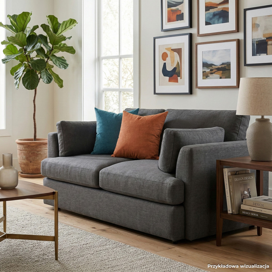 MILAS Poszewka dekoracyjna, 40x40cm, kolor 034 morski