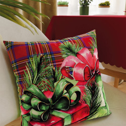 PREZENTY Poszewka dekoracyjna VELVET, 40x40cm, kolor 003 czerwony (do wyczerpania zapasu)