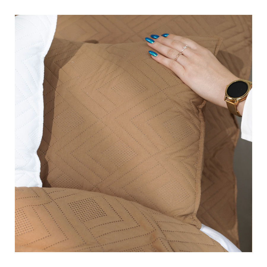 AVILA Poszewka dekoracyjna, 40x40cm, kolor 018 brązowy