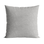 MILAS poszewka welwetowa szaro-beżowa gładka 40x40 cm