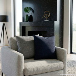 MILAS Poszewka dekoracyjna, 40x40cm, kolor 038 granatowy