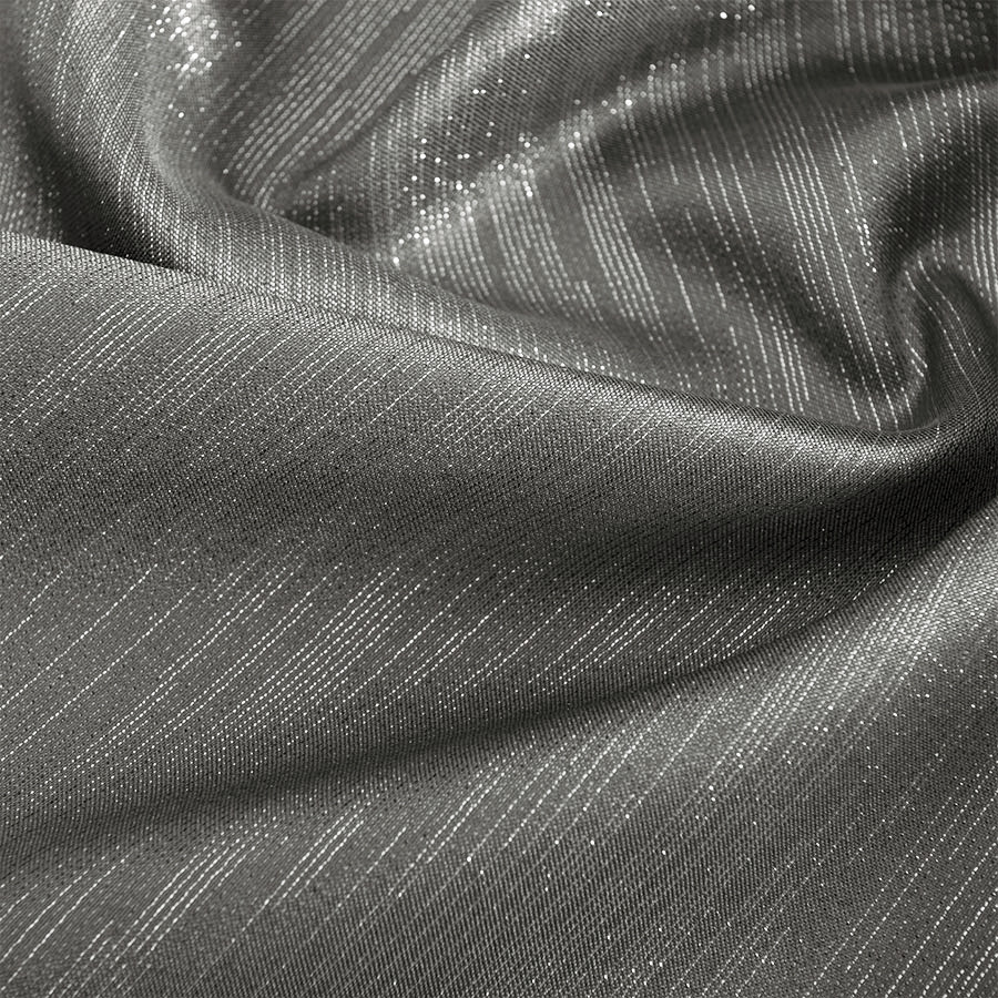 EMMA Poszewka dekoracyjna, rozmiar 40x40, kolor 004 ciemny szary z lurexem