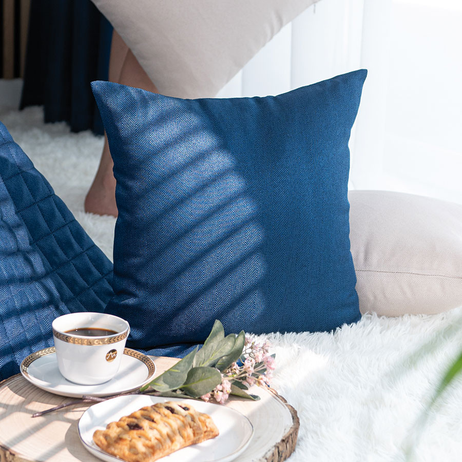 JODEŁKA Poszewka dekoracyjna, 40x40cm, kolor 011 niebieski