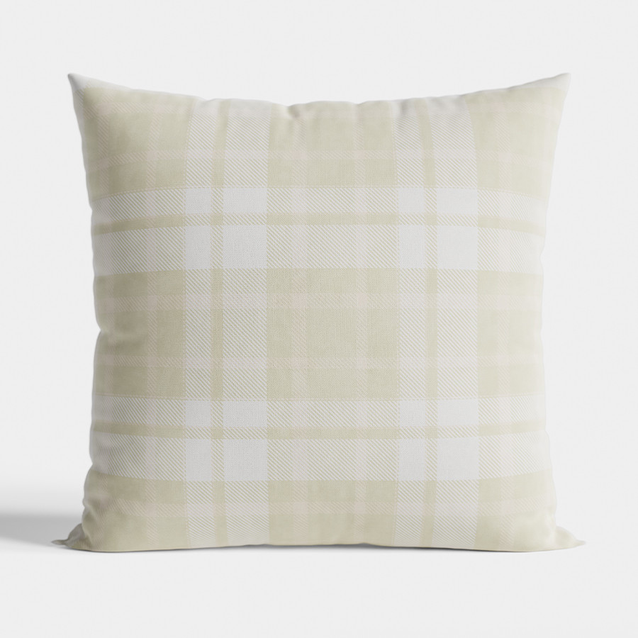 KRATKA Poszewka dekoracyjna MILAS, 45x45cm, kolor 001 pastelowo oliwkowy