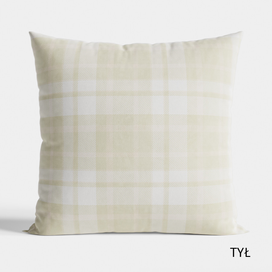 KRATKA Poszewka dekoracyjna MILAS, 45x45cm, kolor 001 pastelowo oliwkowy