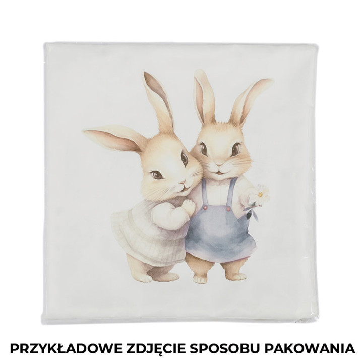 KRATKA Poszewka dekoracyjna MILAS, 45x45cm, kolor 001 pastelowo oliwkowy 