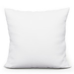 MILAS poszewka welurowa biała gładka 40x40 cm
