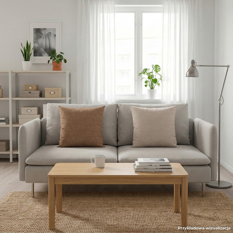 MILAS Poszewka dekoracyjna, 40x40cm, kolor 008 ciepły brązowy