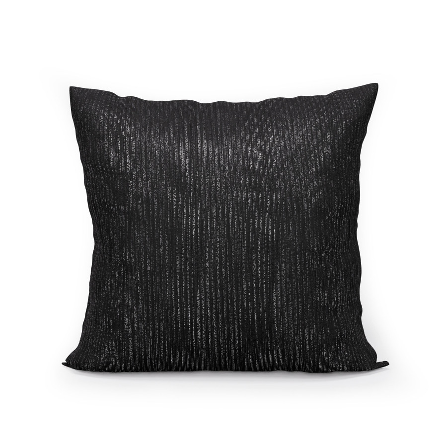 EMMA Poszewka dekoracyjna, rozmiar 40x40, kolor 007 czarny z lurexem