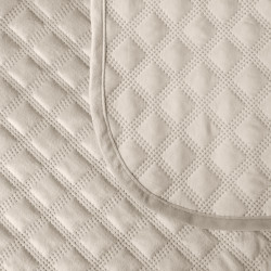 VELVI Narzuta dekoracyjna, rozmiar 170x210cm, kolor 015 ciemny kremowy