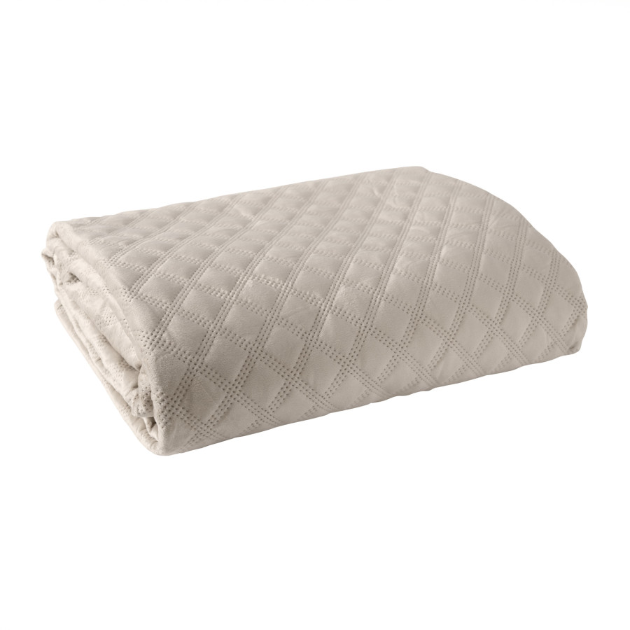 VELVI Narzuta dekoracyjna, rozmiar 170x210cm, kolor 015 ciemny kremowy