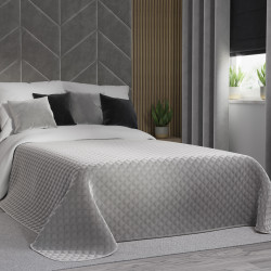 VELVI Narzuta dekoracyjna, rozmiar 220x240cm, kolor 020 szary