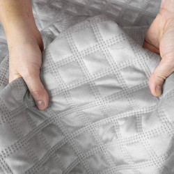 VELVI Narzuta dekoracyjna, rozmiar 220x240cm, kolor 020 szary