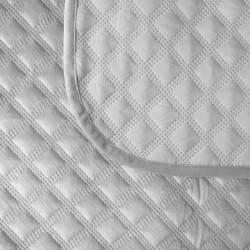 VELVI Narzuta dekoracyjna, rozmiar 220x240cm, kolor 020 szary