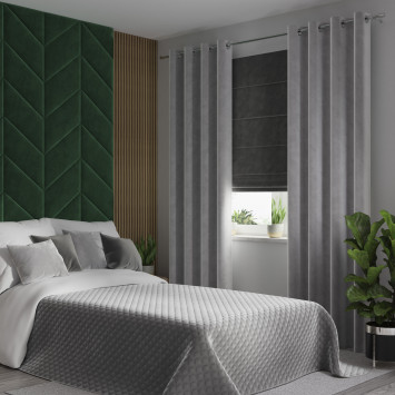 VELVI Narzuta dekoracyjna, rozmiar 170x210cm, kolor 005 jasny szary 2