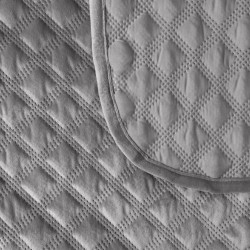 VELVI Narzuta dekoracyjna, rozmiar 170x210cm, kolor 005 jasny szary