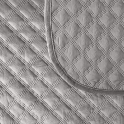 VELVI Narzuta dekoracyjna, rozmiar 220x240cm, kolor 022 chłodny szary