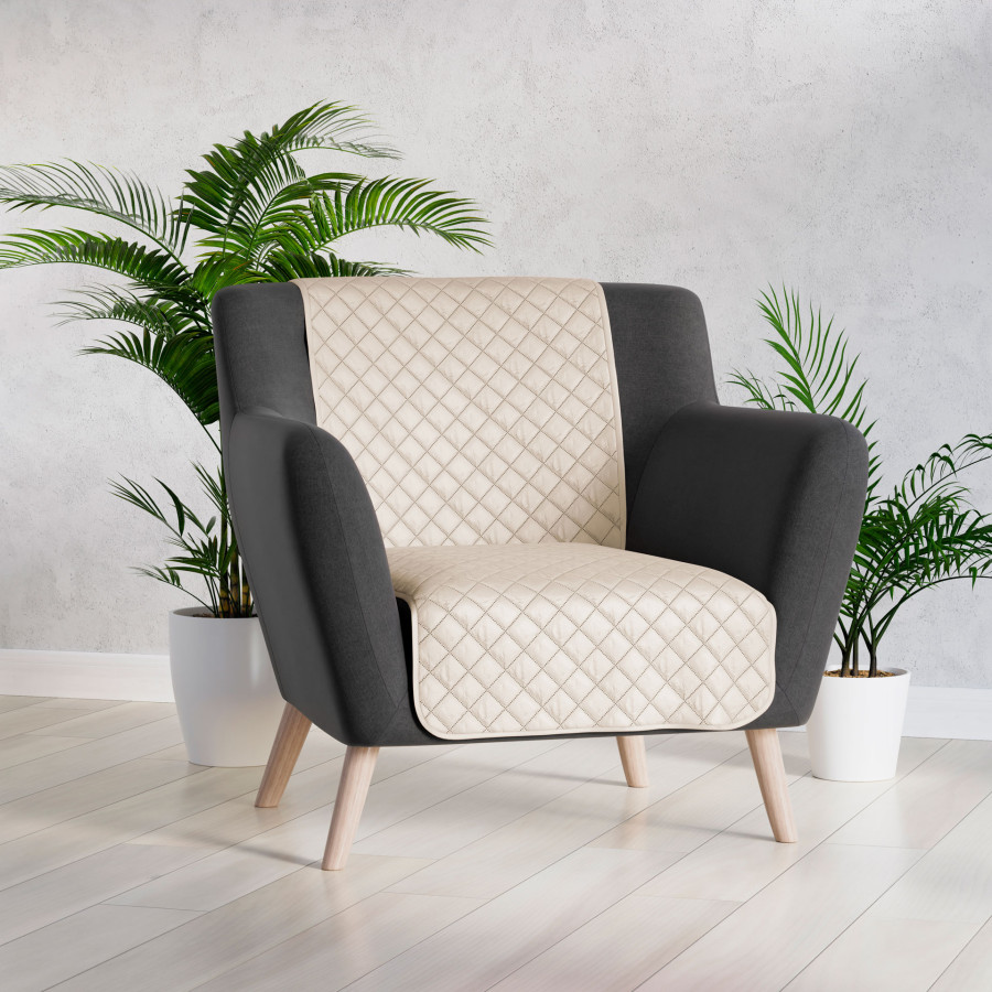 VELVI Narzuta dekoracyjna, rozmiar 70x160cm, kolor 003 jasny beżowy