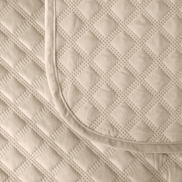 VELVI Narzuta dekoracyjna, rozmiar 70x160cm, kolor 003 jasny beżowy 2