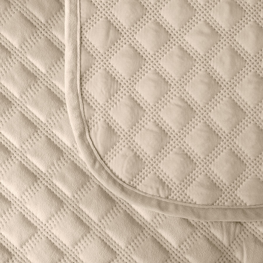 VELVI Narzuta dekoracyjna, rozmiar 70x160cm, kolor 003 jasny beżowy