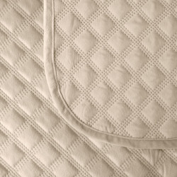 VELVI Narzuta dekoracyjna, rozmiar 70x160cm, kolor 003 jasny beżowy