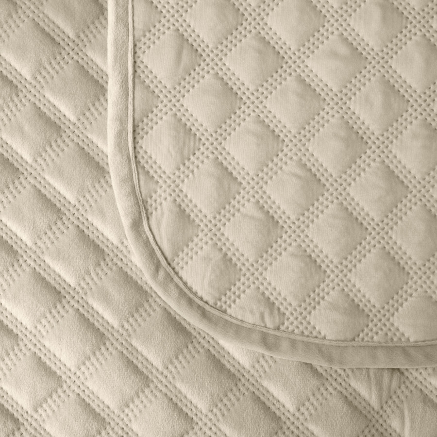 VELVI Narzuta dekoracyjna, rozmiar 170x210cm, kolor 003 jasny beżowy