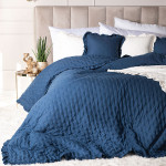 WERONA narzuta dekoracyjna niebieska 220x240 cm