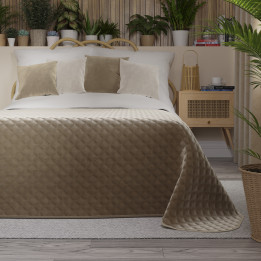 VELVI Narzuta dekoracyjna, rozmiar 170x210cm, kolor 001 ciemny beżowy 