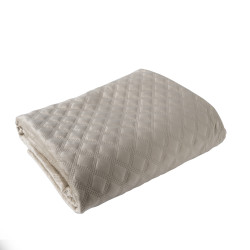 VELVI Narzuta dekoracyjna, rozmiar 170x210cm, kolor 001 ciemny beżowy