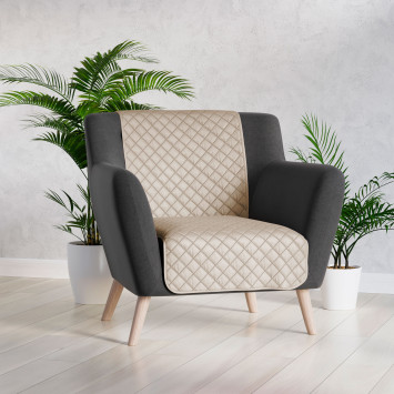 VELVI Narzuta dekoracyjna, rozmiar 70x160cm, kolor 001 ciemny beżowy