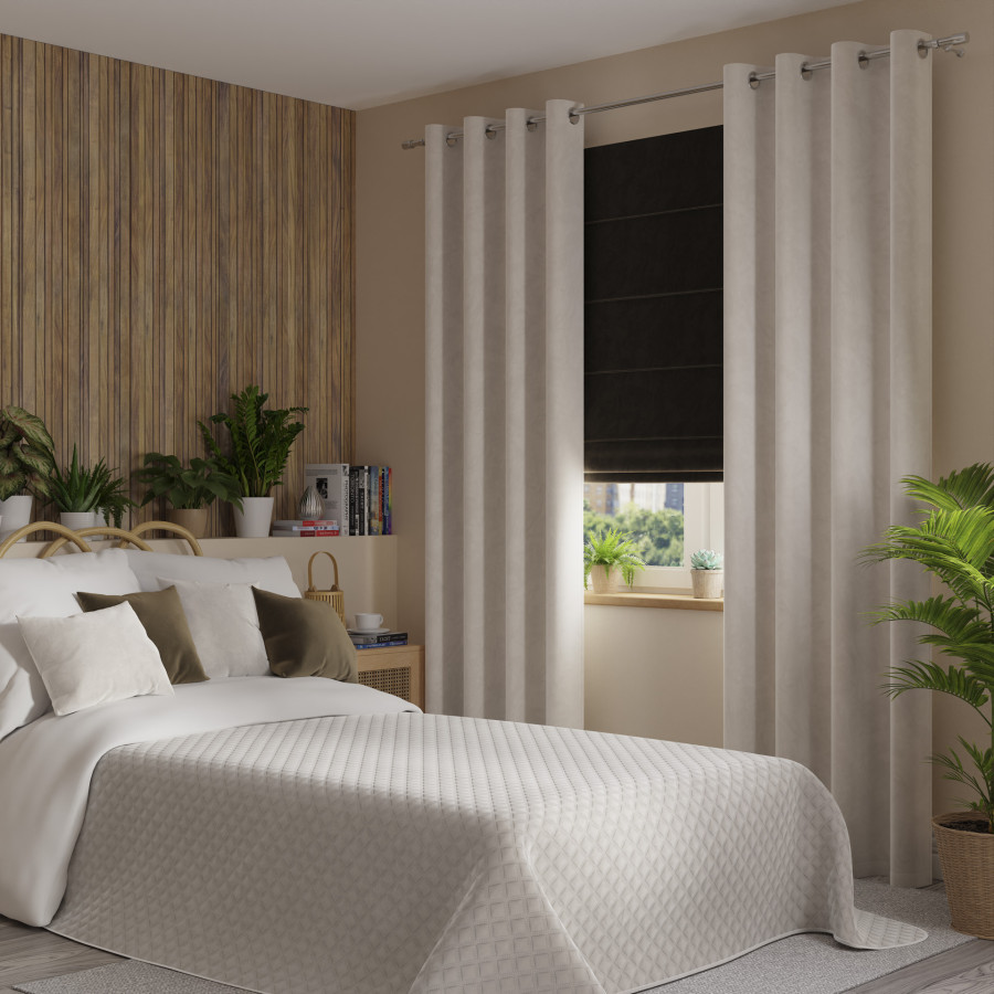 VELVI Narzuta dekoracyjna, rozmiar 220x240cm, kolor 018 ciepły jasny szary