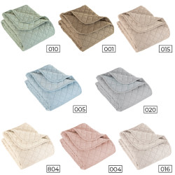 MOLLY Narzuta dekoracyjna, rozmiar 220x240cm, kolor 005 jasny niebieski