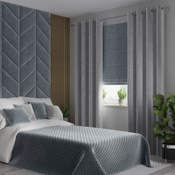 VELVI Narzuta dekoracyjna, rozmiar 220x240cm, kolor 063 niebieski