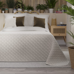 VELVI Narzuta dekoracyjna, rozmiar 170x210cm, kolor 018 ciepły jasny szary