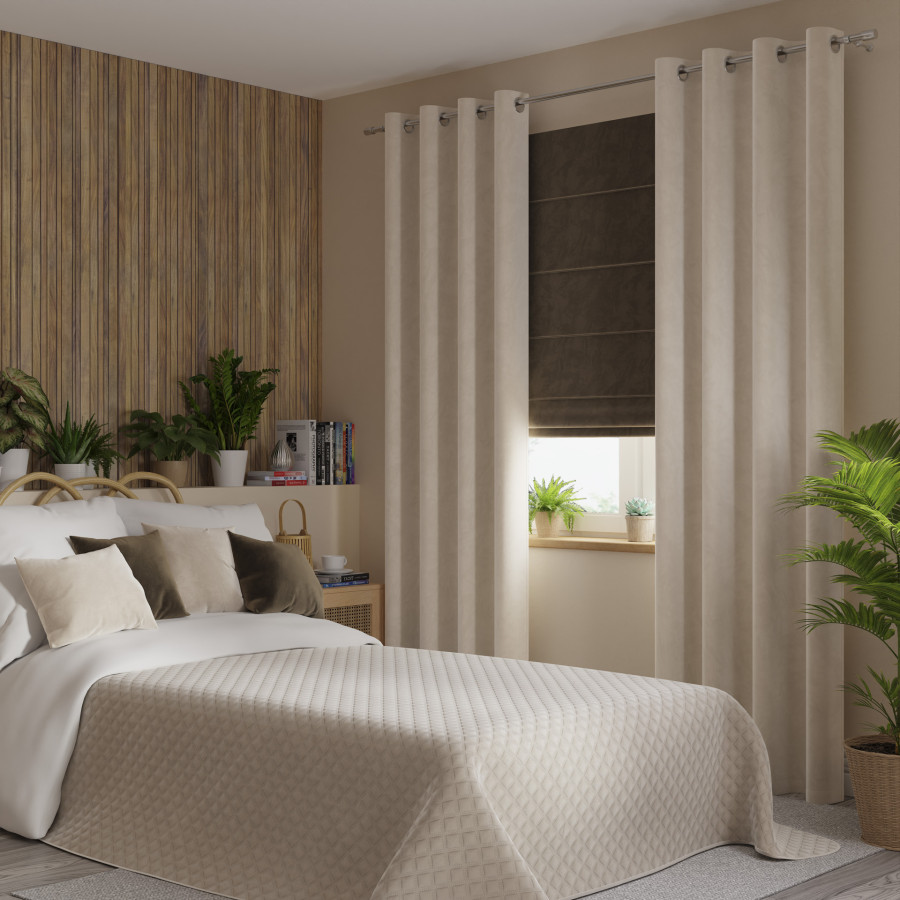 VELVI Narzuta dekoracyjna, rozmiar 170x210cm, kolor 016 kremowy