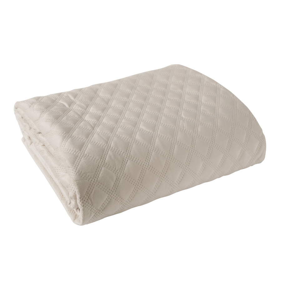 VELVI Narzuta dekoracyjna, rozmiar 170x210cm, kolor 016 kremowy