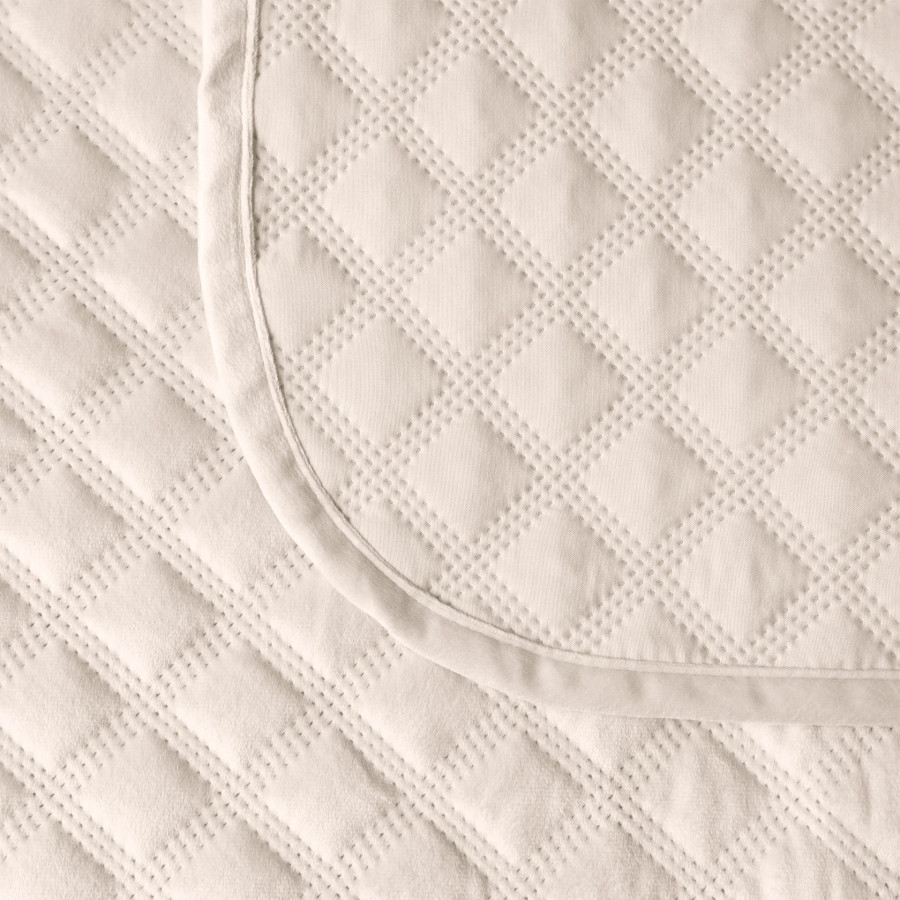 VELVI Narzuta dekoracyjna, rozmiar 70x160cm, kolor 016 kremowy