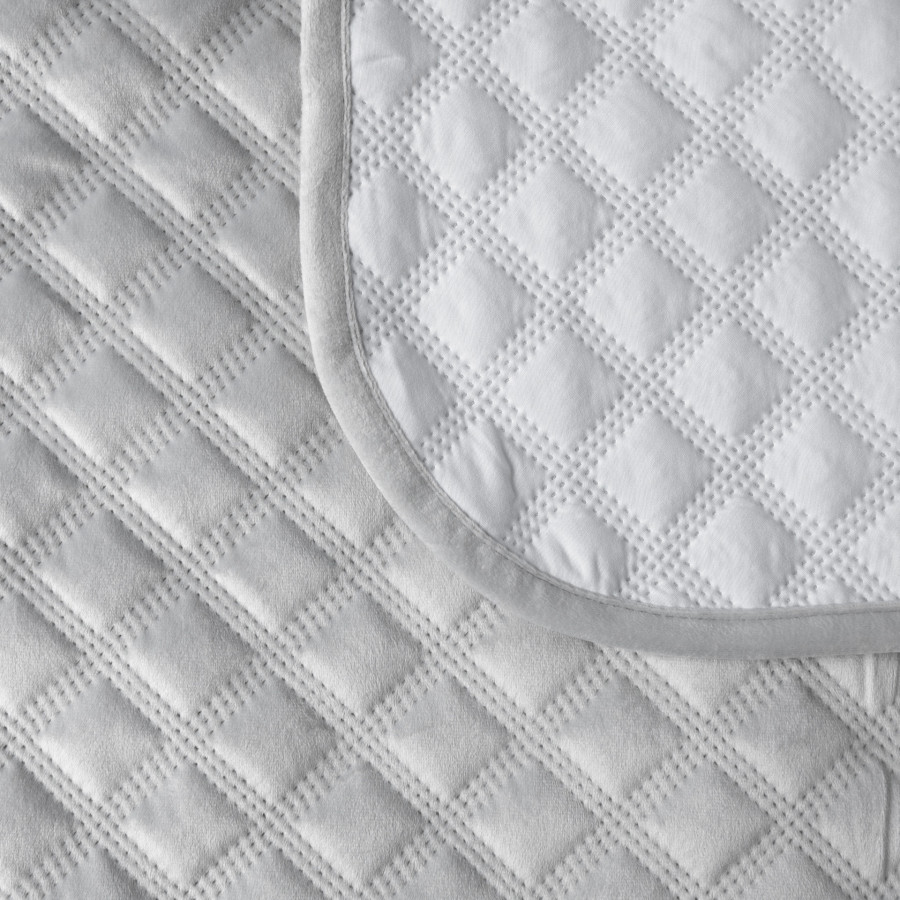 VELVI Narzuta dekoracyjna, rozmiar 220x240cm, kolor 021 pastelowy szary