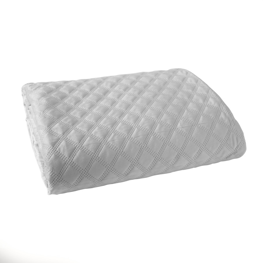 VELVI Narzuta dekoracyjna, rozmiar 220x240cm, kolor 021 pastelowy szary