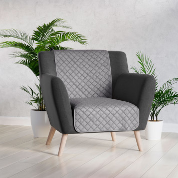 VELVI Narzuta dekoracyjna, rozmiar 70x160cm, kolor 005 jasny szary