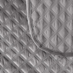 VELVI Narzuta dekoracyjna, rozmiar 70x160cm, kolor 005 jasny szary