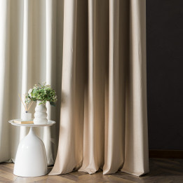 BLACKOUT VELVET Zasłona gotowa na taśmie, szerokość 140cm x wysokość 240cm, kolor 003 jasny beżowy 