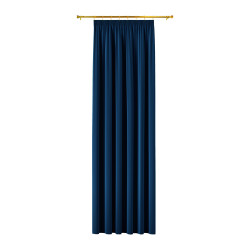 BLACKOUT VELVET Zasłona gotowa na taśmie, szerokość 140cm x wysokość 240cm, kolor 011 granatowy