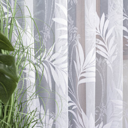 KAJA Firanka żakardowa gotowa, szerokość 300 x wysokość 250cm, kolor 001 biały