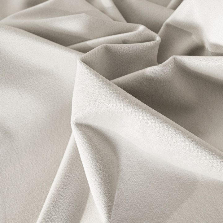 BLACKOUT VELVET Zasłona gotowa na przelotkach, szerokość 140cm x wysokość 250cm, kolor 018 ciepły jasny szary 