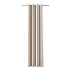 BLACKOUT VELVET Zasłona gotowa na przelotkach, szerokość 140cm x wysokość 230cm, kolor 016 kremowy