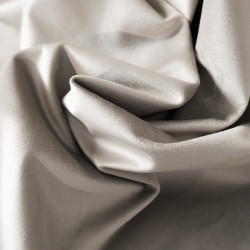 BLACKOUT VELVET Zasłona gotowa na przelotkach, szerokość 140cm x wysokość 230cm, kolor 017 szaro-beżowy