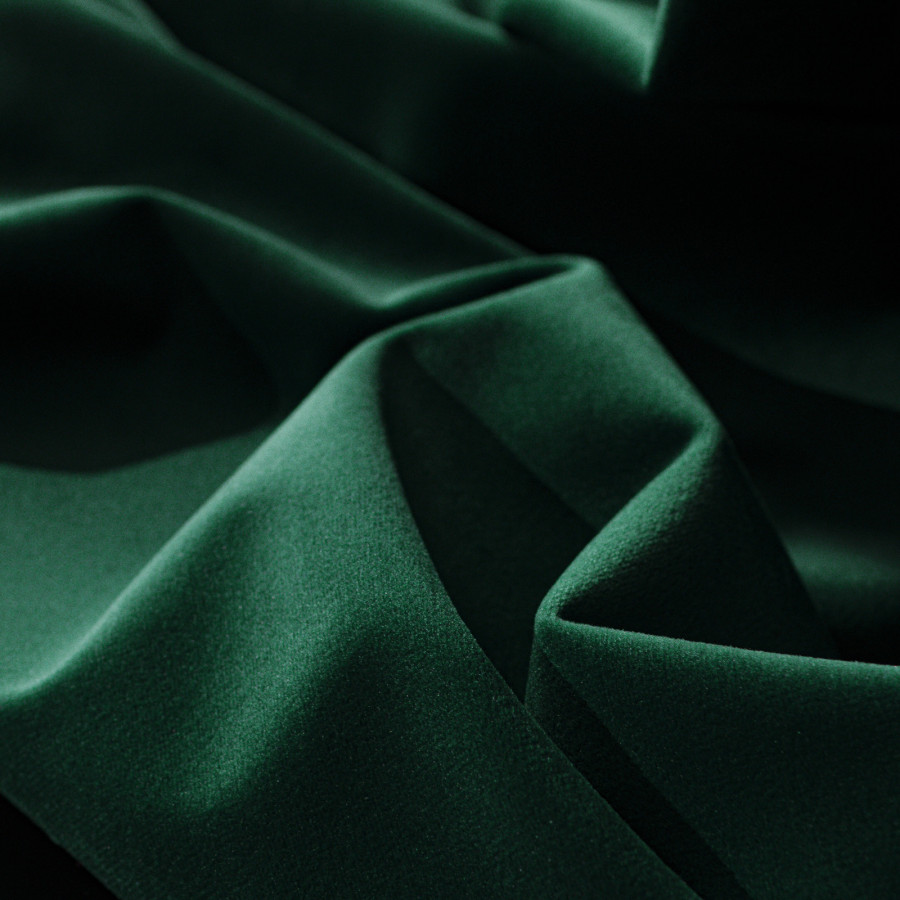 BLACKOUT VELVET Zasłona gotowa na przelotkach, szerokość 140cm x wysokość 240cm, kolor 010 ciemny zielony butelkowy