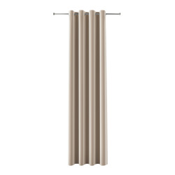 BLACKOUT VELVET Zasłona gotowa na przelotkach, szerokość 140cm x wysokość 250cm, kolor 015 ciemny kremowy