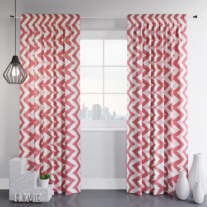 Zasłona gotowa na taśmie ZIGZAG · 250x170 · kolor B01856-015
